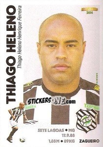 Cromo Thiago Heleno - Campeonato Brasileiro 2014 - Panini