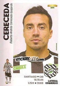 Sticker Cereceda - Campeonato Brasileiro 2014 n. 133 - Panini