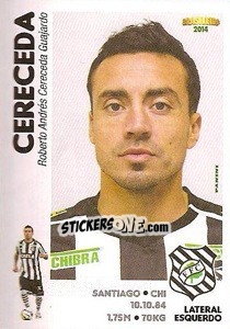 Figurina Cereceda - Campeonato Brasileiro 2014 - Panini