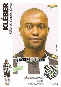 Sticker Kléber - Campeonato Brasileiro 2014 - Panini