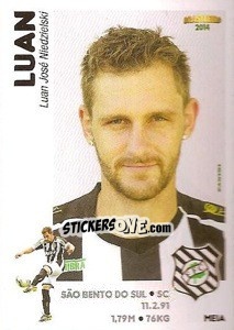 Sticker Luan - Campeonato Brasileiro 2014 - Panini