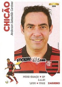 Sticker Chicão - Campeonato Brasileiro 2014 - Panini