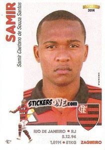 Sticker Samir - Campeonato Brasileiro 2014 n. 145 - Panini