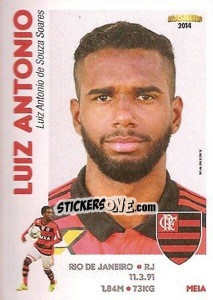 Sticker Luiz Antonio - Campeonato Brasileiro 2014 - Panini