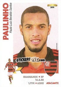 Sticker Paulinho - Campeonato Brasileiro 2014 - Panini