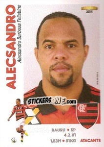 Sticker Alecsandro - Campeonato Brasileiro 2014 n. 154 - Panini