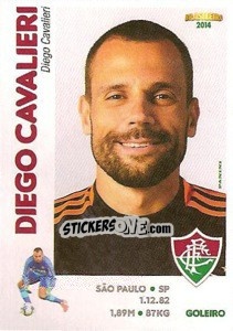 Sticker Diego Cavalieri - Campeonato Brasileiro 2014 - Panini