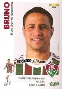 Sticker Bruno - Campeonato Brasileiro 2014 - Panini