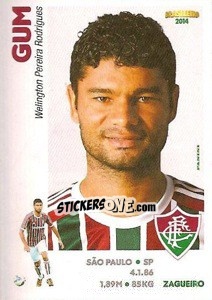 Figurina Gum - Campeonato Brasileiro 2014 - Panini