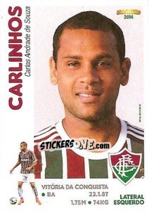 Figurina Carlinhos - Campeonato Brasileiro 2014 - Panini