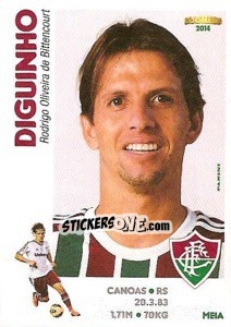 Sticker Diguinho - Campeonato Brasileiro 2014 n. 162 - Panini
