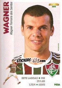 Sticker Wagner - Campeonato Brasileiro 2014 - Panini