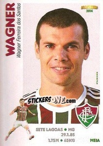 Sticker Wagner - Campeonato Brasileiro 2014 n. 165 - Panini