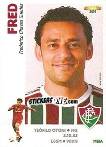 Sticker Fred - Campeonato Brasileiro 2014 n. 166 - Panini