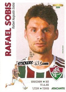 Sticker Rafael Sobis - Campeonato Brasileiro 2014 - Panini