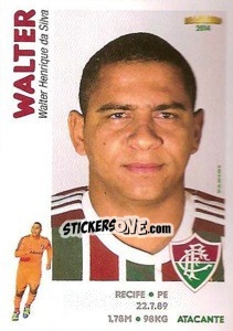 Sticker Walter - Campeonato Brasileiro 2014 - Panini