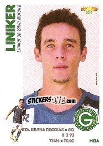 Figurina Liniker - Campeonato Brasileiro 2014 - Panini