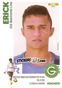 Cromo Erick - Campeonato Brasileiro 2014 - Panini