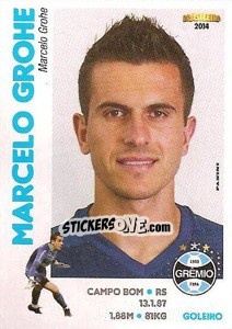 Figurina Marcelo Grohe - Campeonato Brasileiro 2014 - Panini