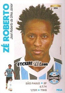 Cromo Zé Roberto - Campeonato Brasileiro 2014 - Panini