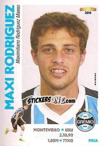 Sticker Maxi Rodriguez - Campeonato Brasileiro 2014 n. 193 - Panini