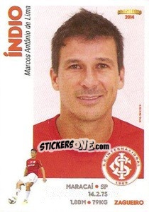 Sticker Índio - Campeonato Brasileiro 2014 n. 200 - Panini