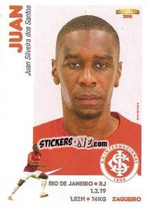 Sticker Juan - Campeonato Brasileiro 2014 n. 201 - Panini