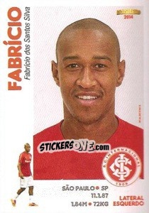 Sticker Fabrício - Campeonato Brasileiro 2014 - Panini