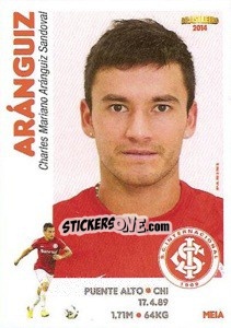 Sticker Charles Aránguiz - Campeonato Brasileiro 2014 n. 205 - Panini