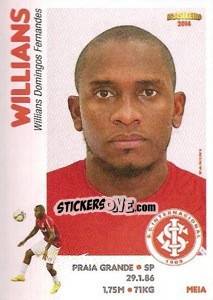 Sticker Willians - Campeonato Brasileiro 2014 n. 207 - Panini
