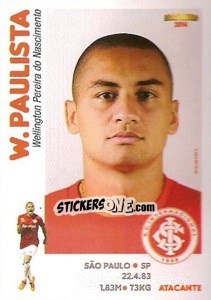 Sticker Wellington Paulista - Campeonato Brasileiro 2014 n. 210 - Panini