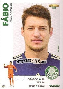 Figurina Fábio - Campeonato Brasileiro 2014 - Panini