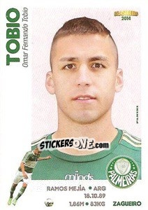 Sticker Tobio - Campeonato Brasileiro 2014 n. 215 - Panini