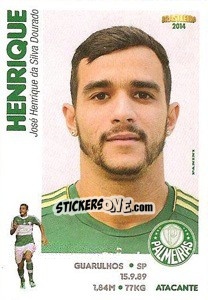 Sticker Henrique - Campeonato Brasileiro 2014 n. 222 - Panini