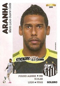 Figurina Aranha - Campeonato Brasileiro 2014 - Panini