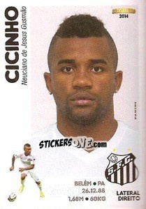 Sticker Cicinho - Campeonato Brasileiro 2014 - Panini