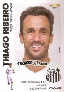 Figurina Thiago Ribeiro - Campeonato Brasileiro 2014 - Panini