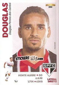 Sticker Douglas - Campeonato Brasileiro 2014 - Panini