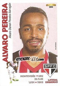 Sticker Alvaro Pereira - Campeonato Brasileiro 2014 n. 242 - Panini