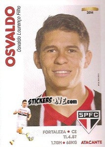 Cromo Osvaldo - Campeonato Brasileiro 2014 - Panini