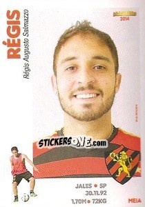 Sticker Régis - Campeonato Brasileiro 2014 - Panini