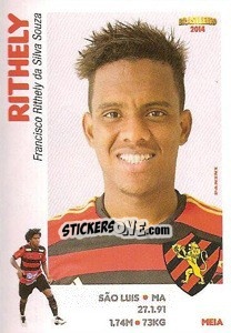 Cromo Rithely - Campeonato Brasileiro 2014 - Panini