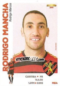 Sticker Rodrigo Mancha - Campeonato Brasileiro 2014 - Panini