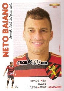 Sticker Neto Baiano - Campeonato Brasileiro 2014 n. 266 - Panini