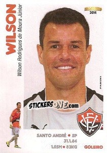 Sticker Wilson - Campeonato Brasileiro 2014 - Panini