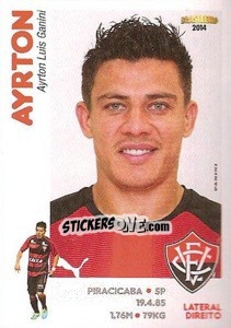 Cromo Ayrton - Campeonato Brasileiro 2014 n. 268 - Panini