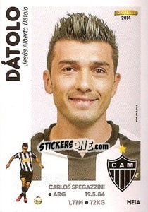 Sticker Dátolo - Campeonato Brasileiro 2014 - Panini