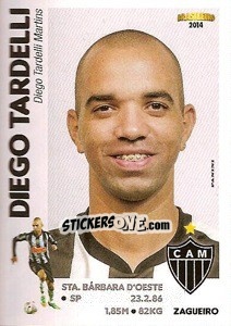 Sticker Diego Tardelli - Campeonato Brasileiro 2014 - Panini