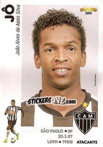 Sticker Jô - Campeonato Brasileiro 2014 n. 13 - Panini