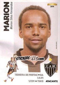 Sticker Marion - Campeonato Brasileiro 2014 n. 14 - Panini